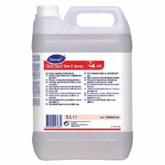 H&aring;nddesinfektion Flydende Soft Care Des E Spray H5 med 85\% ethanol 5 ltr