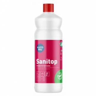 Sanitetsrengøring sur Kiilto Natura Sanitop Svanemærket uden farve/parfume 1 ltr