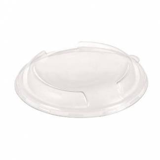 Plastl&aring;g &Oslash;151x10 mm rund h&oslash;jt bionedbrydelig PLA klar til bakke 600 ml