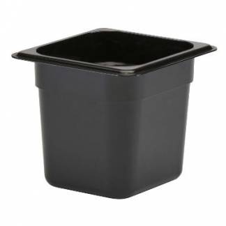 Kantine Cambro 1/6GN 2.2L 17.6x16.2x15cm Polycarbonat Sort
