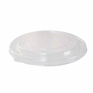 Plastl&aring;g klar PET &Oslash; 165 x 20 mm til salatbakke 1090 ml Brun