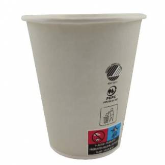 Kaffeb&aelig;ger Catersource 30 cl 12 oz &Oslash;90 mm Svanemrk. pap/pe Hvid