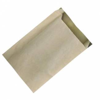 Pommes Frites Pose L100xB30xH120mm Kraft/PE Brun