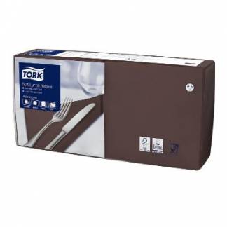 Serviet Tork 33x33cm 3-lag Brun