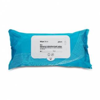 Desinfektion Serviet WipeClean Ethanol Disinfection m tensid 20x20 cm 100stk Bl&aring;