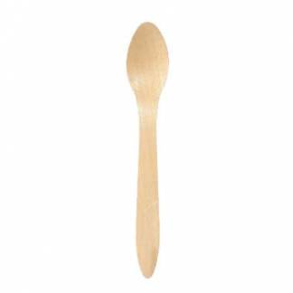 Spiseske 190mm Dinner lux voksbehandlet Bionedbrydelig Tr&aelig;