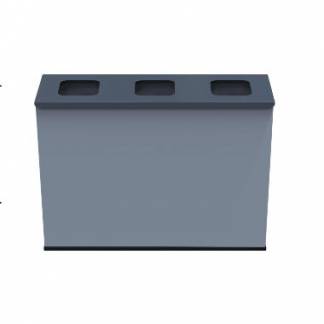 Sorteringsstation 3X60 ltr inkl. inderspande