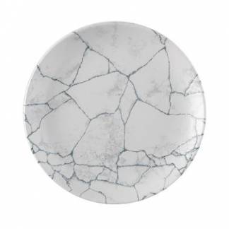 Tallerken Studio Prints Kintsugi &Oslash;26cm Porcel&aelig;n krakeleret Hvid/Gr&aring;