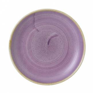 Tallerken Coupe Stonecast &Oslash;16,5cm Porcel&aelig;n Lavendel