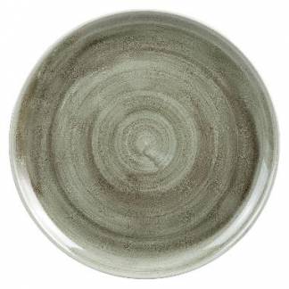 Tallerken Coupe Stonecast Patina &Oslash; 32.4 cm Porcel&aelig;n Gr&oslash;n