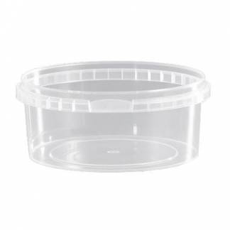 Plastb&aelig;ger 400 ml &Oslash;122 mm Rund PP Klar