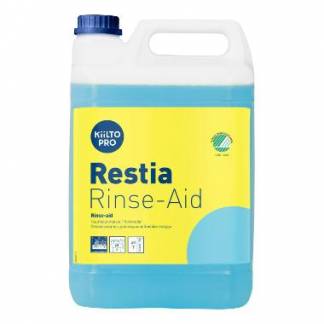Maskinopvask Afsp&aelig;nding Kiilto Pro Restia Rinse-aid 5ltr Svanem&aelig;rket Bl&oslash;dt/Mid.