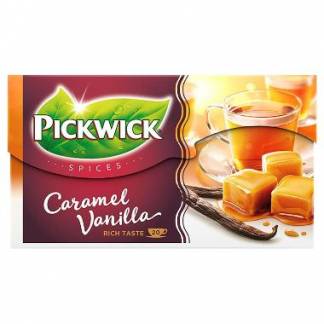 Te Sort Pickwick Caramel Vanilla 20 breve Rainforest Alliance Karamel/Vanilje