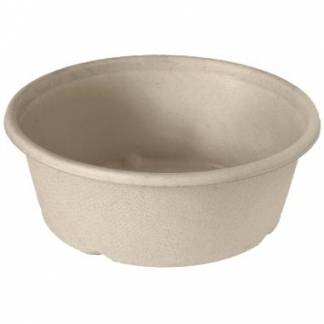 Sk&aring;l rund 600 ml &Oslash;15x6 cm Brun Bagasse natur FF