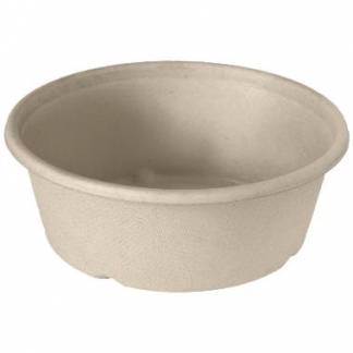 Sk&aring;l rund 1200 ml &Oslash;194x65 mm Brun Bagasse natur FF