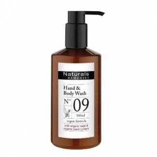S&aelig;be Naturals Remedies 09 Hand & Body Wash med pumpe 300 ml Brun