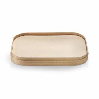 Kartonl&aring;g 173x120x10mm rektangul&aelig;r kraft/PLA gl.model Brun