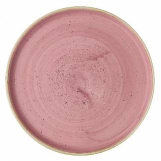Tallerken Stonecast &Oslash;21 cm Flad med kant Porcel&aelig;n Pink