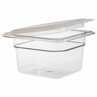 L&aring;g til Kantine med pakning 1/6GN Polypropylen Klar