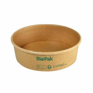 Salatsk&aring;l rund 500ml Ronda &Oslash;150x45mm brun pap