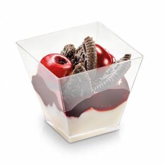 Dessertb&aelig;ger 60ml 50x50x45mm konisk KOVA klar PLA