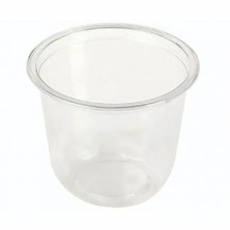 Dessertb&aelig;ger 145ml rund &Oslash;76x61mm klar PLA