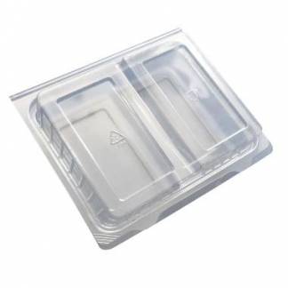 Sm&oslash;rrebr&oslash;dsbakke 2-rum L160xB140xH50mm RPET Klar