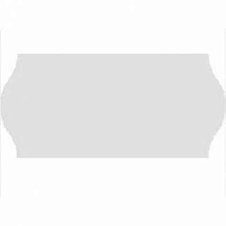 Etiket 26x12mm Let Aftagelig hvid til Prispistol