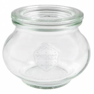 Patentglas Weck Schmuck 220ml &Oslash;8.7xH6.9cm med l&aring;g Glas