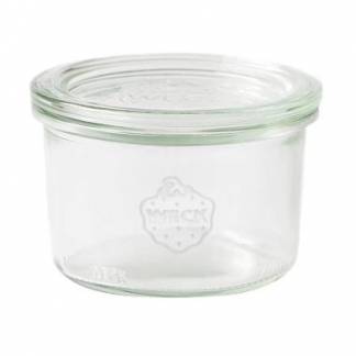 Patentglas Weck 200ml &Oslash;8.8x5.6cm uden L&aring;g Glas