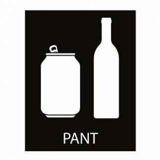 Piktogram pant L120xB80mm hvidt uden baggrund