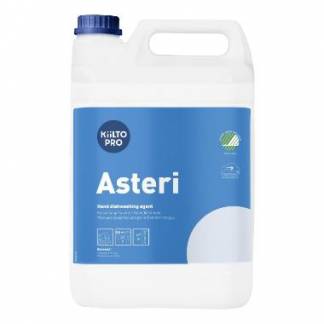 H&aring;ndopvask Kiilto Asteri 5ltr Svanem&aelig;rket Allergim&aelig;rket uden Farve/Parfume