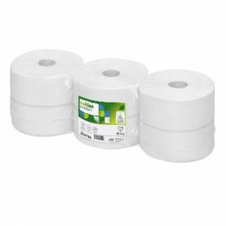 Toiletpapir Satino Comfort Jumbo 2-lag &Oslash;24cm 320m Hvid Genbrug