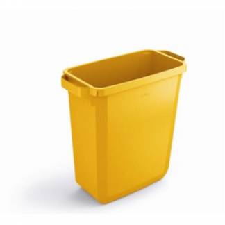 Plastbeholder 60 ltr f&oslash;devaregodkendt plast gul