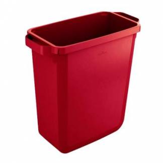 Plastbeholder 60 ltr f&oslash;devaregodkendt plast r&oslash;d
