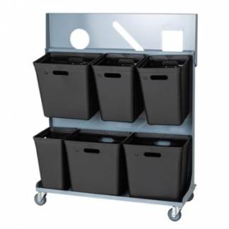 Affaldsvogn kildesortering med 6 fraktioner