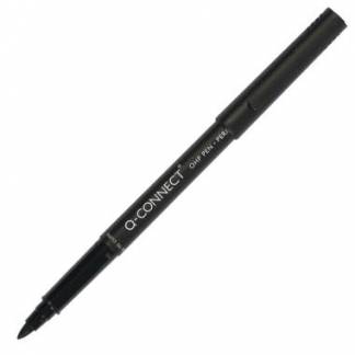 Sprit Tusch Marker permanent Q-Connect 1mm sort
