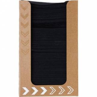 Serviet Bio Dunisoft 20x20cm sort i pap-dispenser