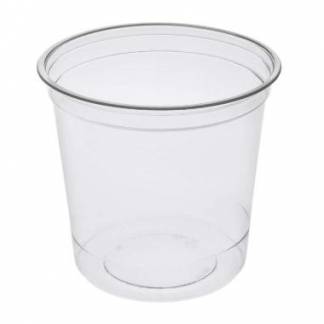 B&aelig;ger Deli Pot rund 500 ml &Oslash;101xH95mm RPET Klar