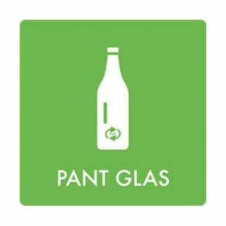 Piktogram PANT GLAS 12x12 cm