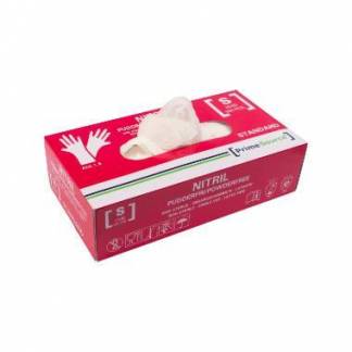 Handske Engangs Prime Source STANDARD str S Nitril uden Pudder Hvid AQL 1.5