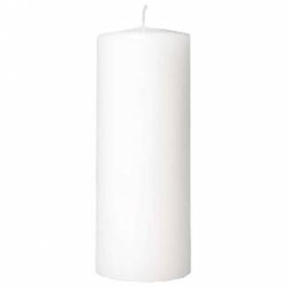 Bloklys &Oslash;70x180 mm Br&aelig;ndetid 80 timer Hvid