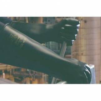 Handske Emperor 43 cm Str M Latex Sort