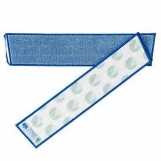 Moppe Velcro Mikro Vision Mop 60cm Microfiber Svanem&aelig;rket Bl&aring; T&oslash;r/V&aring;d