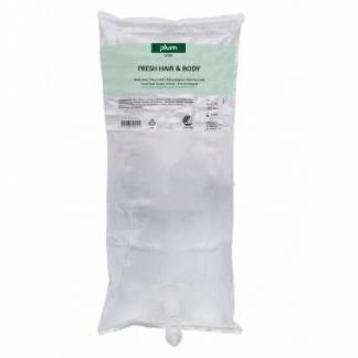 Shampoo&nbsp;Plum Fresh Hair & Body 1ltr Svanem&aelig;rket m. Citrusduft til CombiPlum Disp