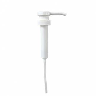 Doseringspumpe 10ml L28cm Hvid til 5ltr Plum h&aring;ndrens og desinfektion