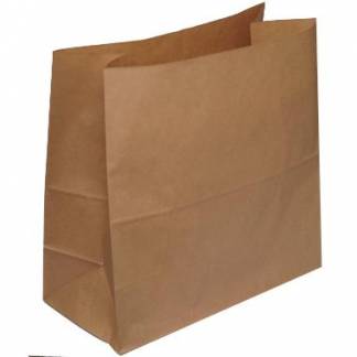 Klodsbundspose 350x170x350 mm 21 ltr 80 gr FSC Brun OMPAKKES 4 x 50 stk