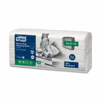 Aft&oslash;rringsklud Tork W4 biobaseret kraftig L41.5xB35.5cm hvid