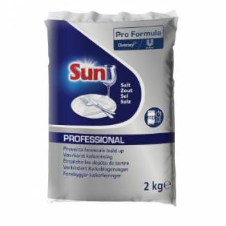 Maskinopvask Filtersalt Groft Sun Pro Dishwash Salt 2kg til opvaskemaskiner