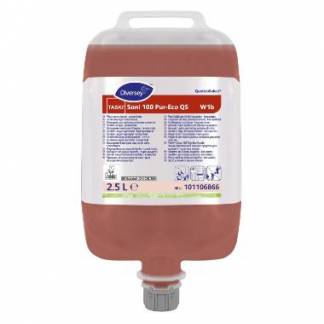 Sanitetsreng&oslash;ring TASKI Sani 100 Pur-Eco QS W1b m Farve/Parfume 2.5ltr r&oslash;d